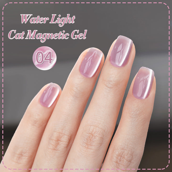 Sparkling Glass Bead Cat Magnetic Gel Nail Polish