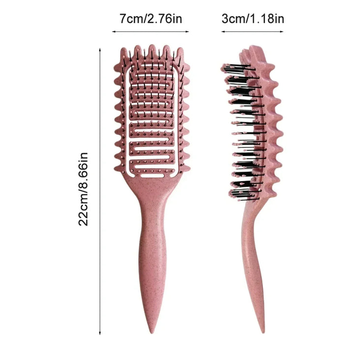 3-in-1 Curl Define Detangling Brush for Curly, Thick, and Straight Hair