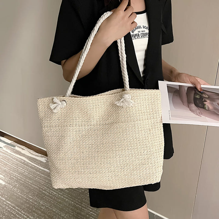 Straw Weave Summer Beach Tote