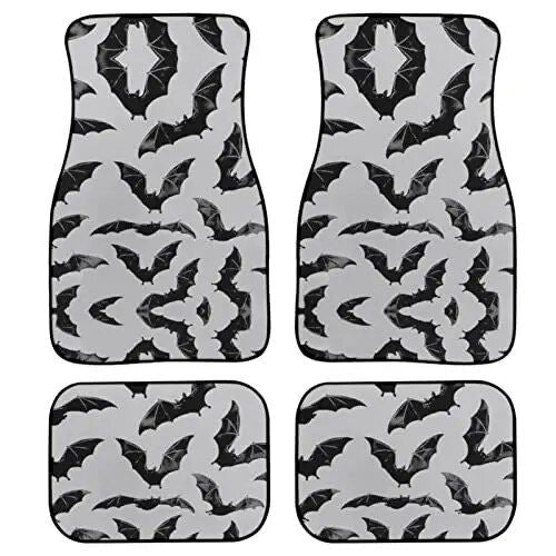 Red Rose Printed All-Weather Car Floor Mats (Set of 4)