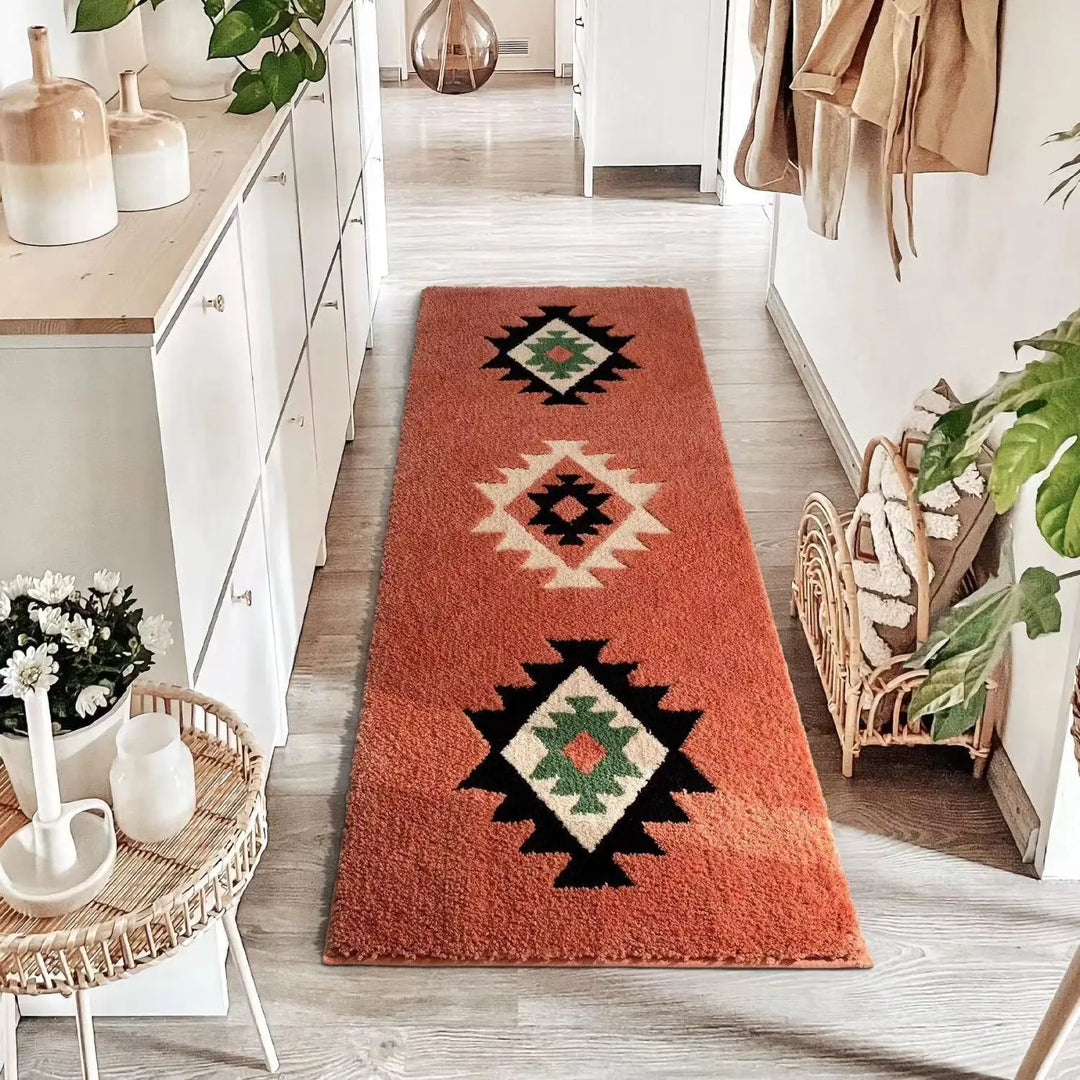 Plush Geometric Area Rug