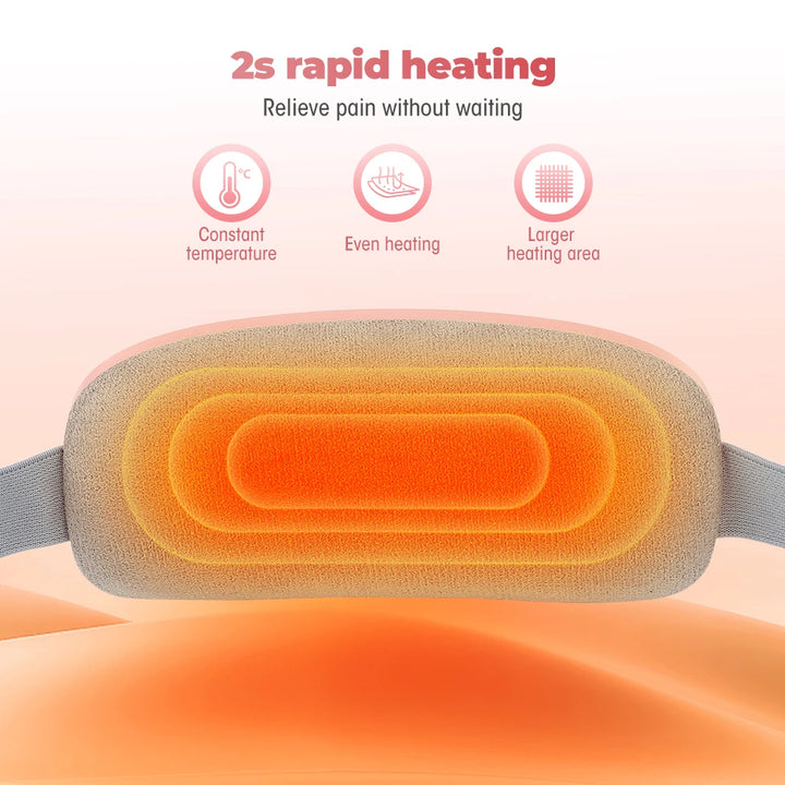 Adjustable Uterus Warming Belt with Heat and Vibration Therapy