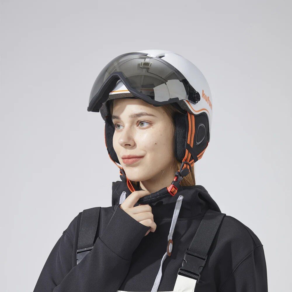 Multi-Functional Ski Helmet with Integrated Visor for Winter Sports