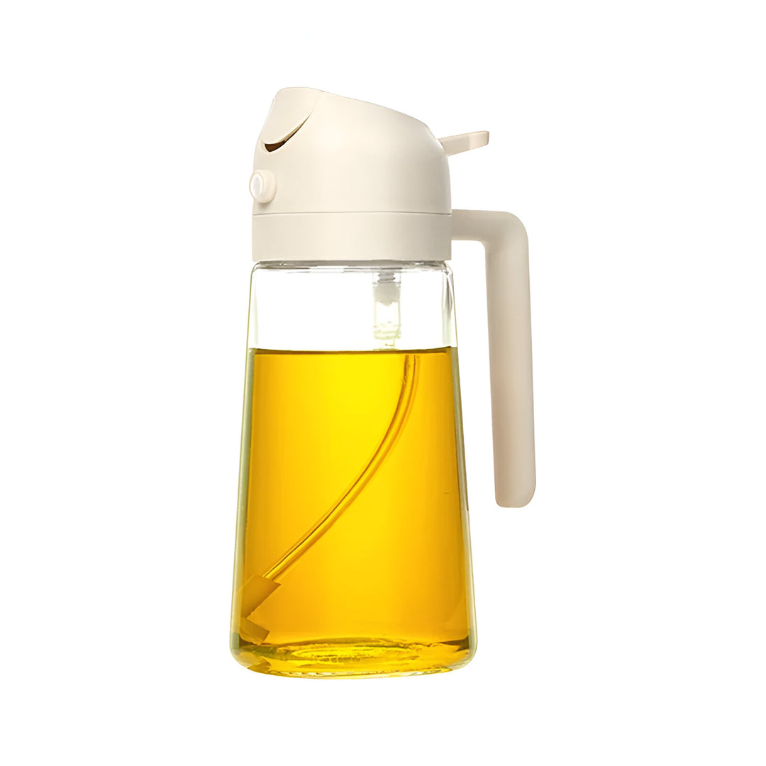 2-in-1 Olive Oil Sprayer & Dispenser Bottle