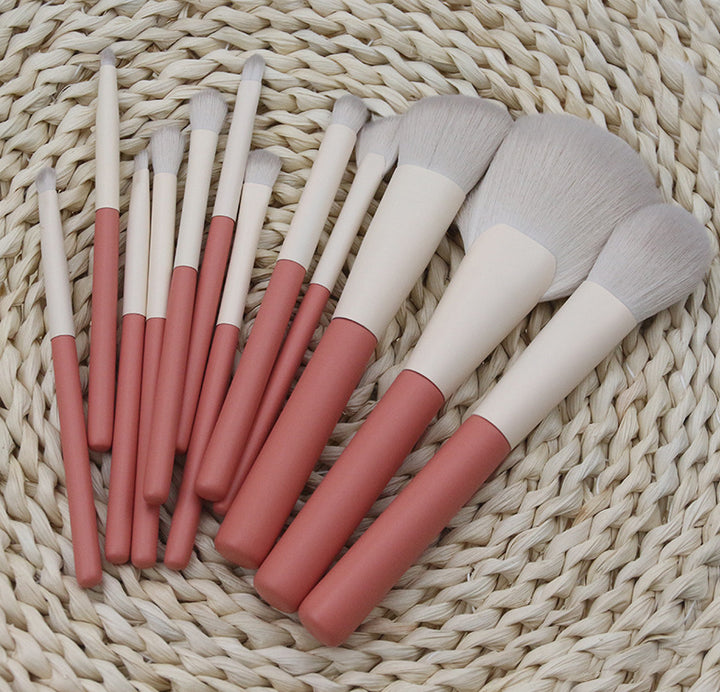 12 Pieces Of Powder Powder Blusher Brush, Complete Set Of Makeup Tools