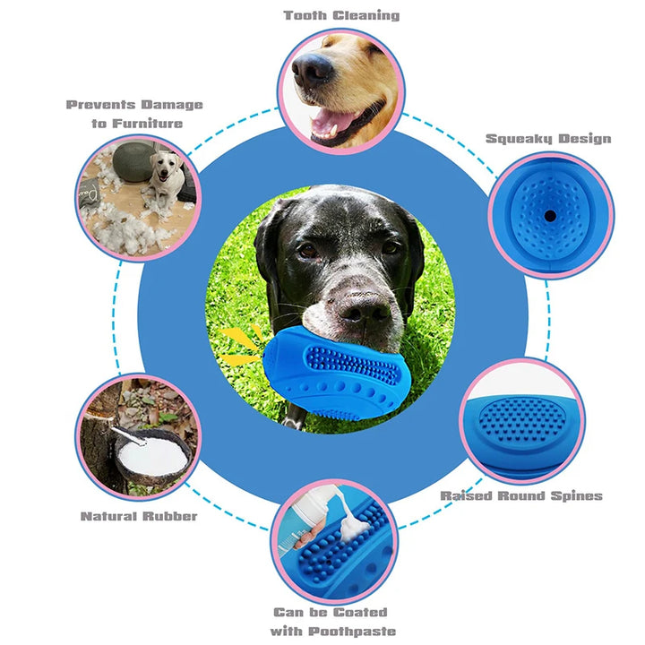 Durable Non-Toxic Rubber Dog Chew Toy for Aggressive Chewers