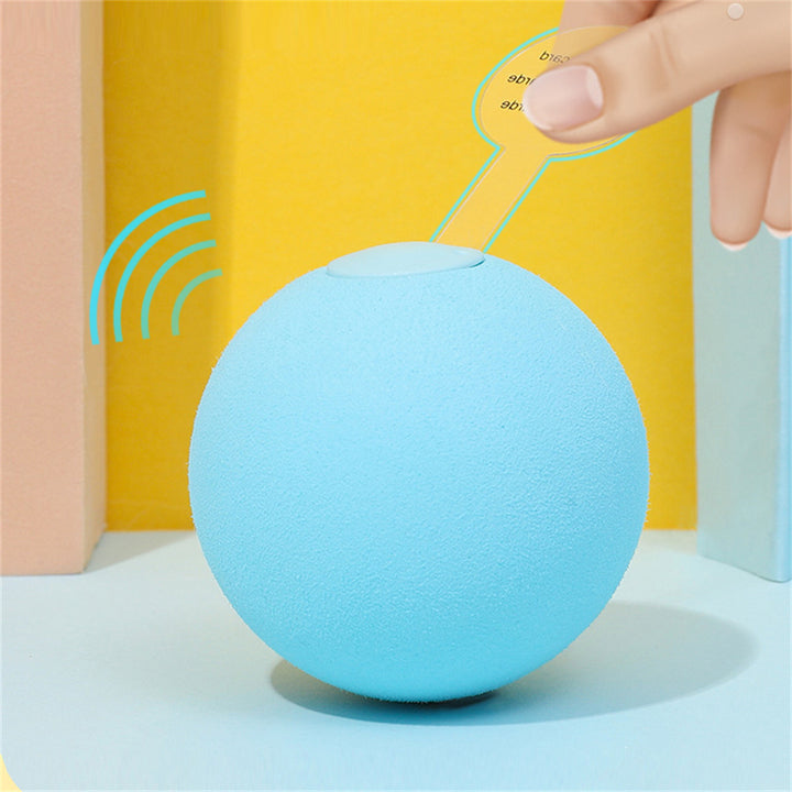 Interactive Squeak & Sound Catnip Toy Ball for Cats and Kittens