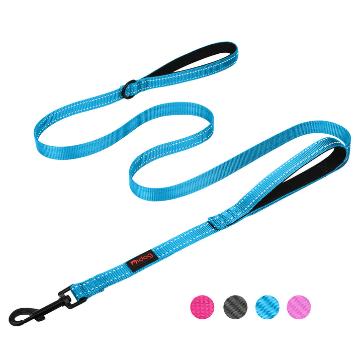 5ft Double Handle Nylon Dog Leash