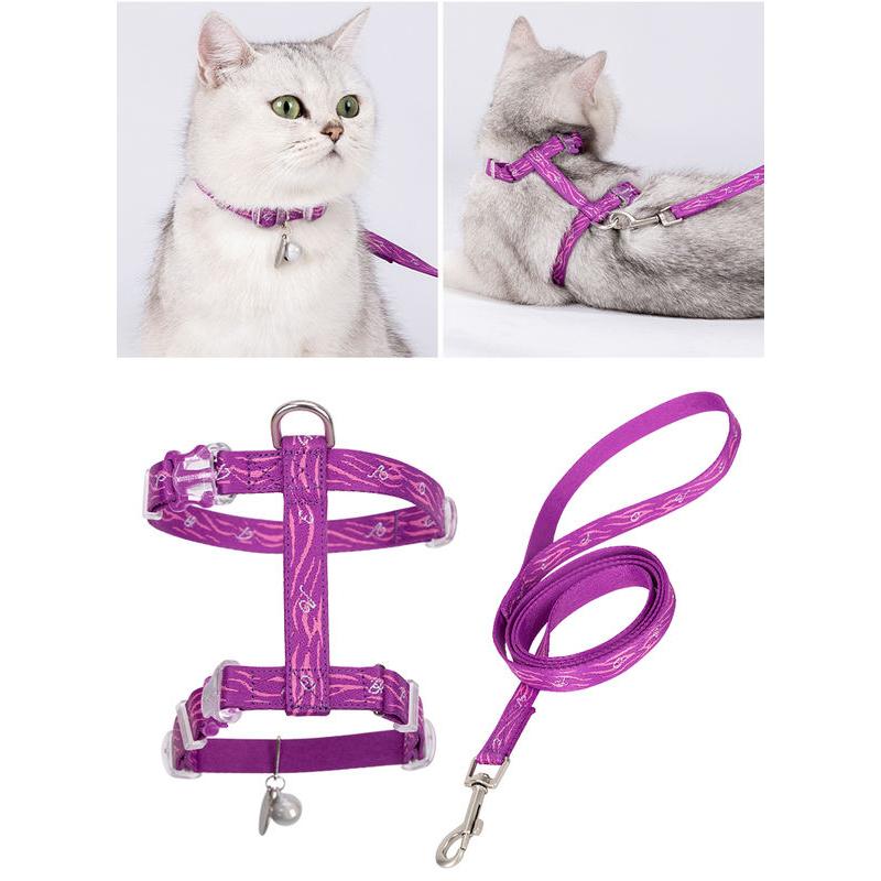 Cat H-Shape Harness and Leash Set