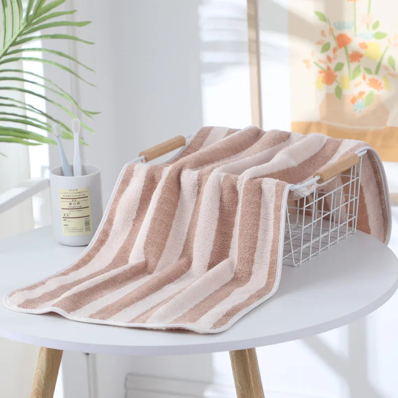 Super Absorbent Coral Fleece Dishcloth and Bath Towel