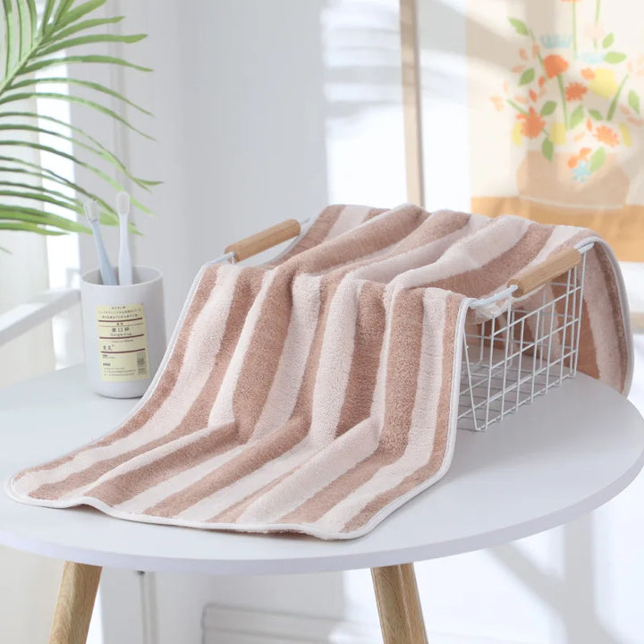 Super Absorbent Coral Fleece Dishcloth and Bath Towel