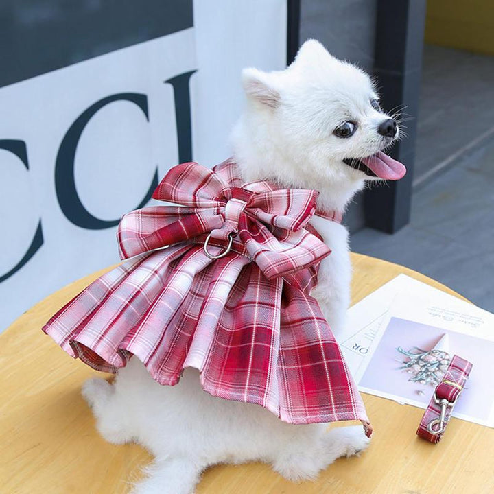 Plaid Dog Dress Harness