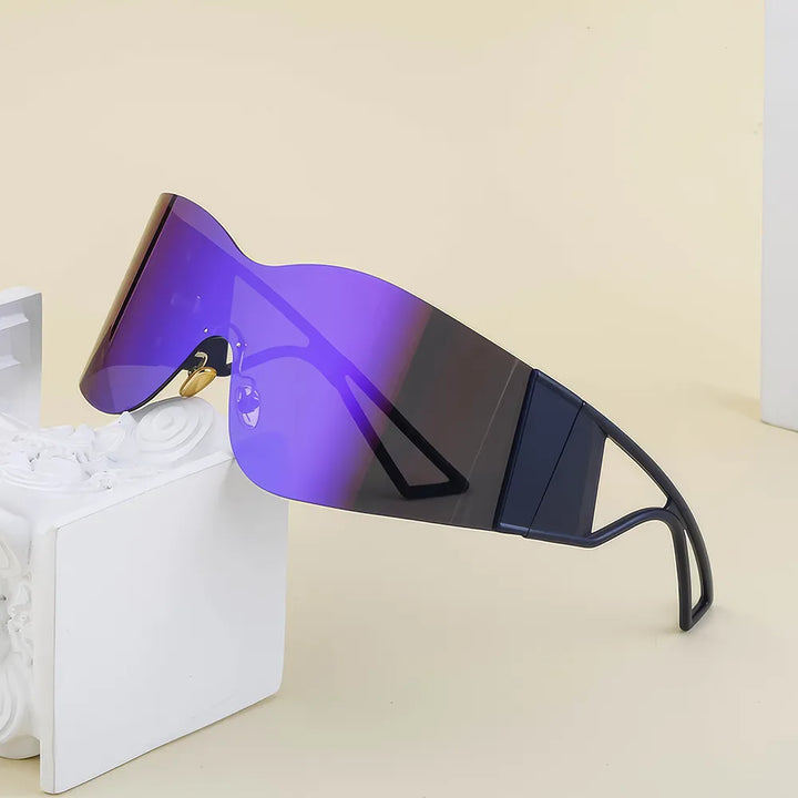 Oversized Rimless Sunglasses