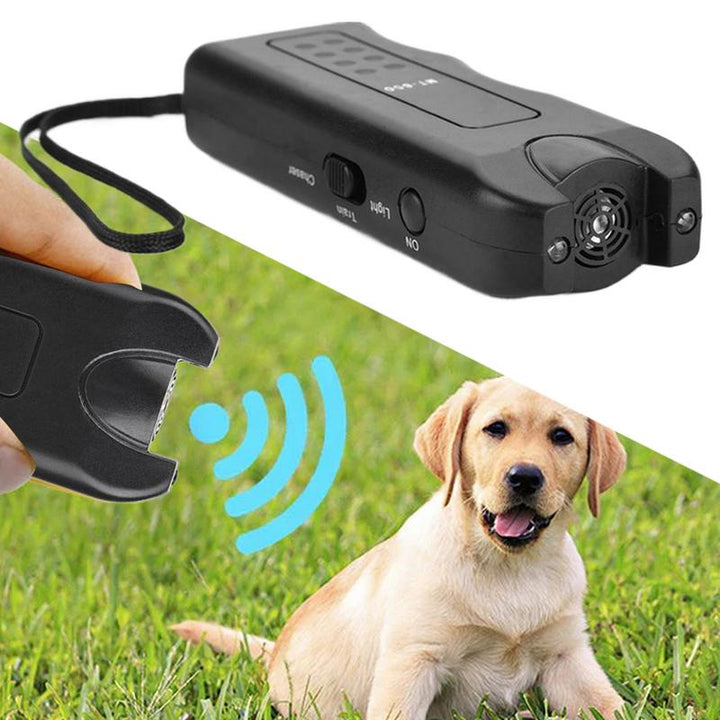 Ultrasonic Dog Trainer & LED Flashlight