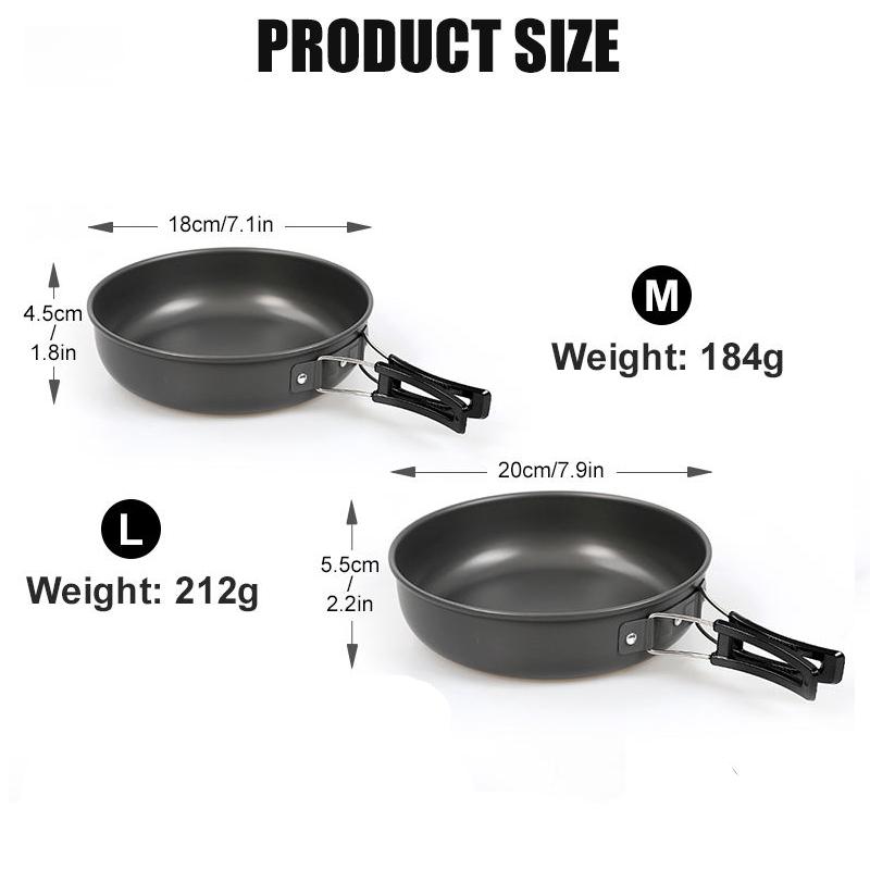 Ultralight Foldable Handle Camping Skillet