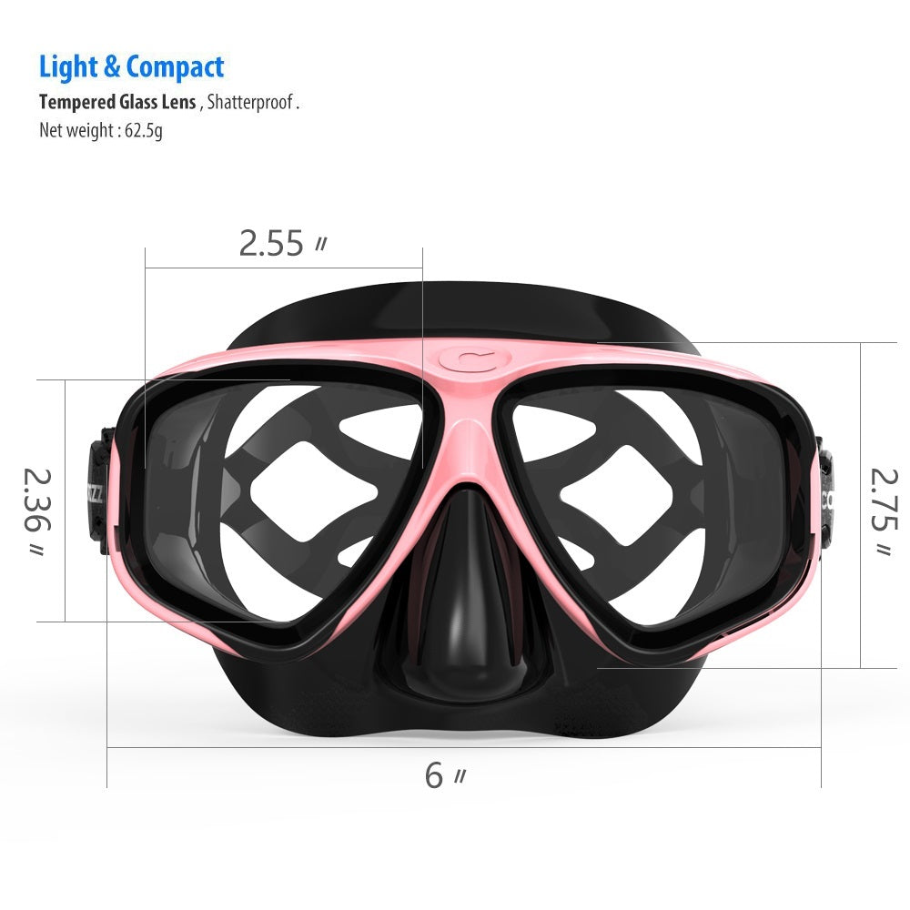 Scuba Diving Anti Fog Mask Set