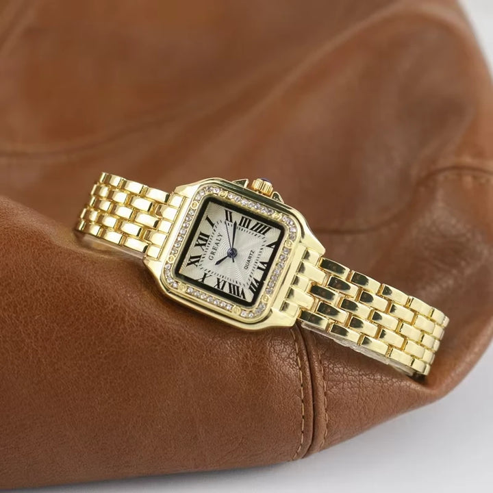 Women’s Silver Square Watch