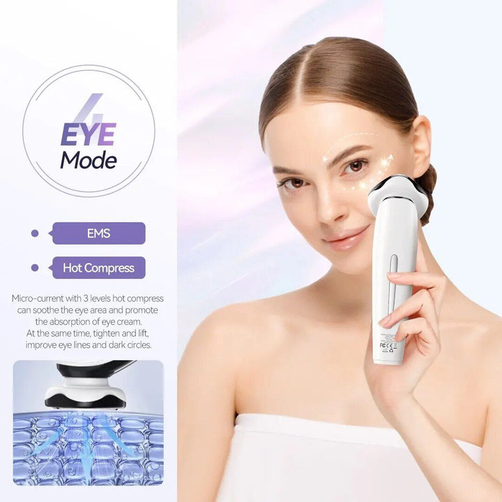 Revitalize & Lift: 4-in-1 Facial Rejuvenation and Eye Care Device