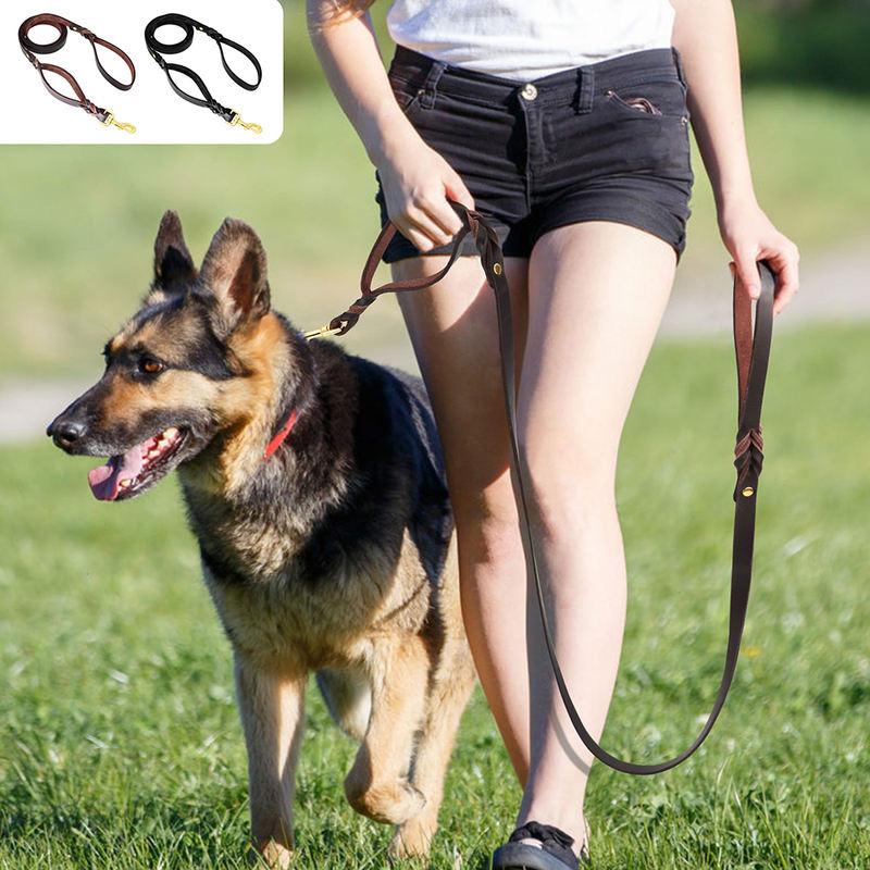 6ft Genuine Leather Dog Leash