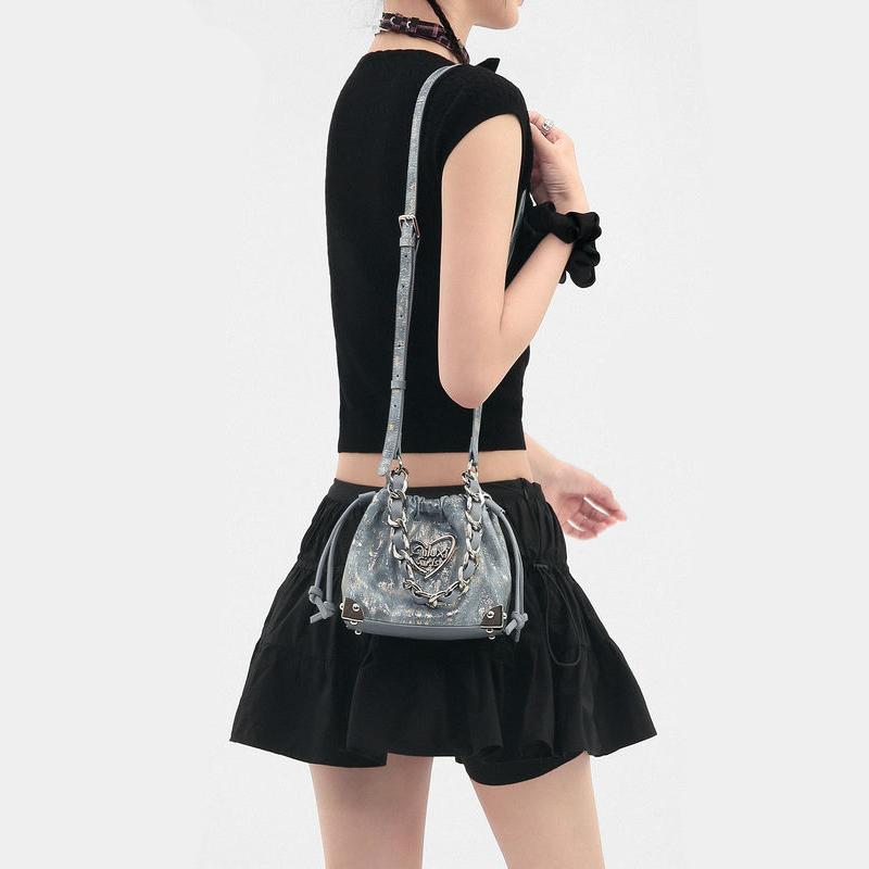 AILUXI 2024 Fashion Chain Shoulder Bucket Bag