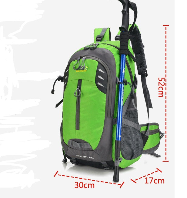 Mountaineering backpack, male backpack, female Korean version, fashion trend, men's mountaineering bag, high school students' schoolbag, outdoor travel