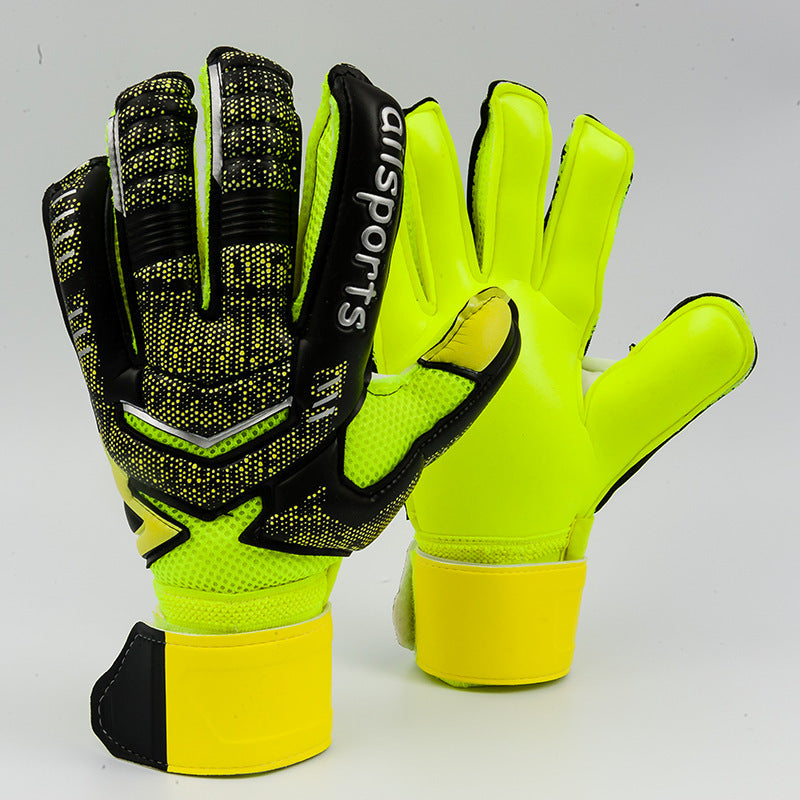 Goalkeeper gloves with fingers