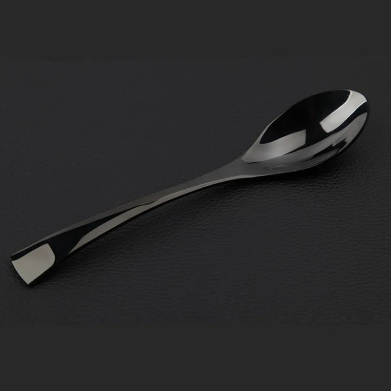 Classical Black Rose Cutlery Set