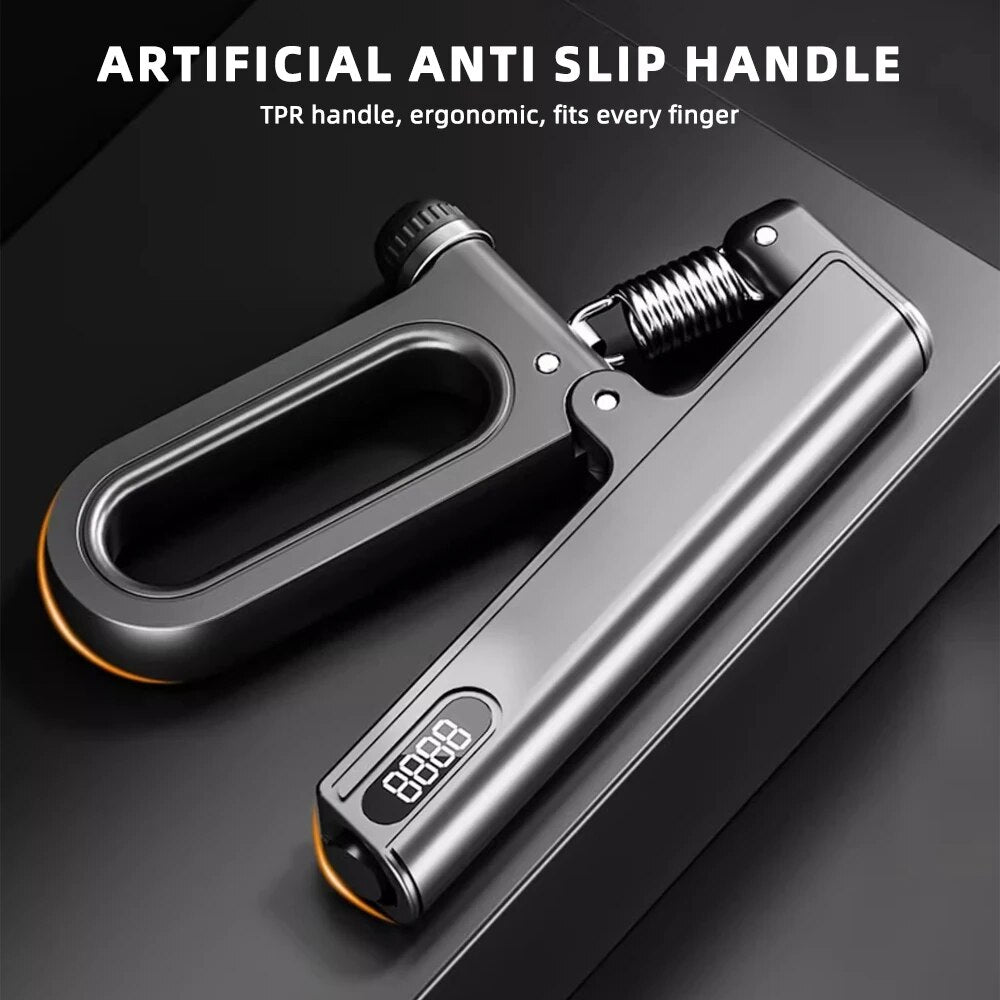 Electronic Hand Grip Strengthener with Counter - Fitness Arm Exerciser for Wrist and Finger Training