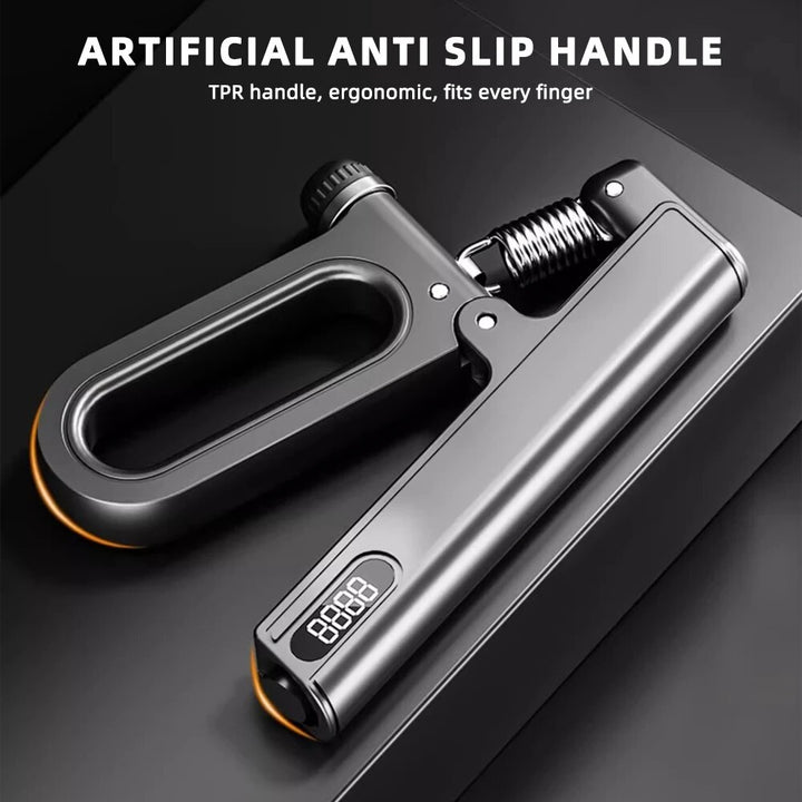 Electronic Hand Grip Strengthener with Counter - Fitness Arm Exerciser for Wrist and Finger Training