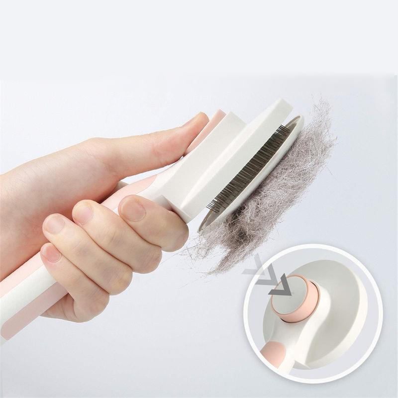 2-in-1 Cat Hair Brush & Pet Grooming Comb