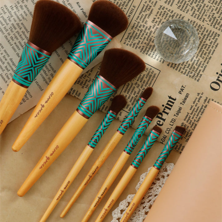 Makeup Brush Set Beginner Tool Storage Box