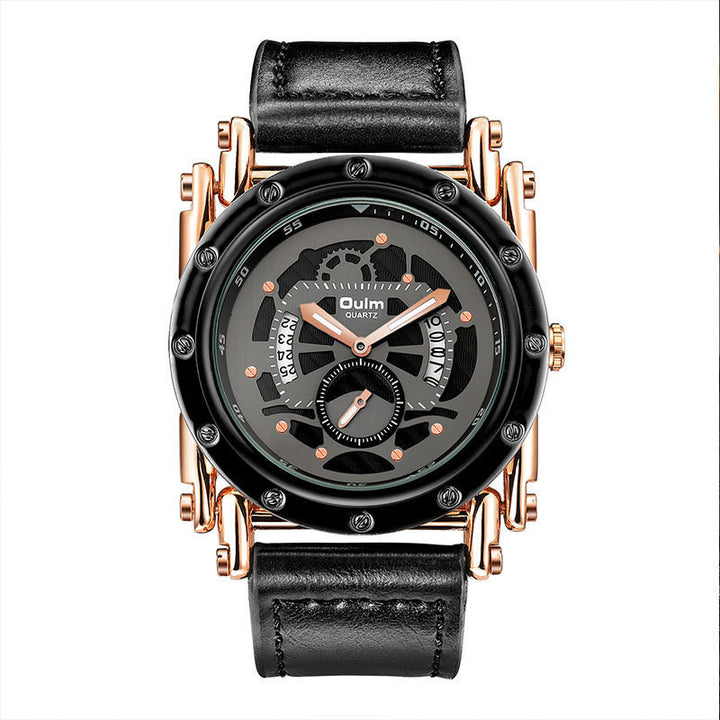 Personalized Men's Watch Calendar Luminous Belt