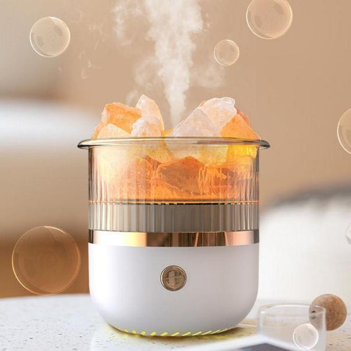 USB Aroma Diffuser Crystal Stone Ultrasonic Essential Oil Diffuser