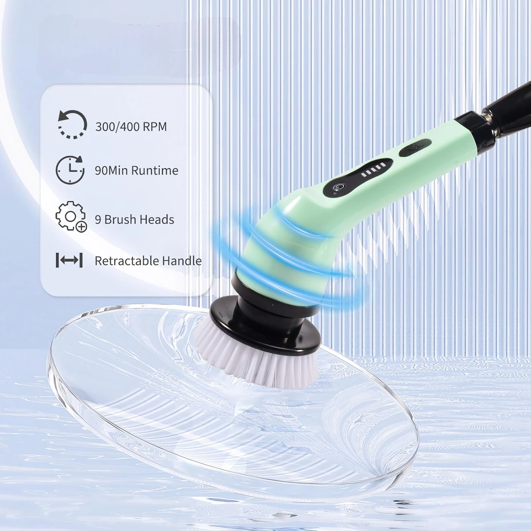 9-in-1 Electric Spin Cleaning Brush