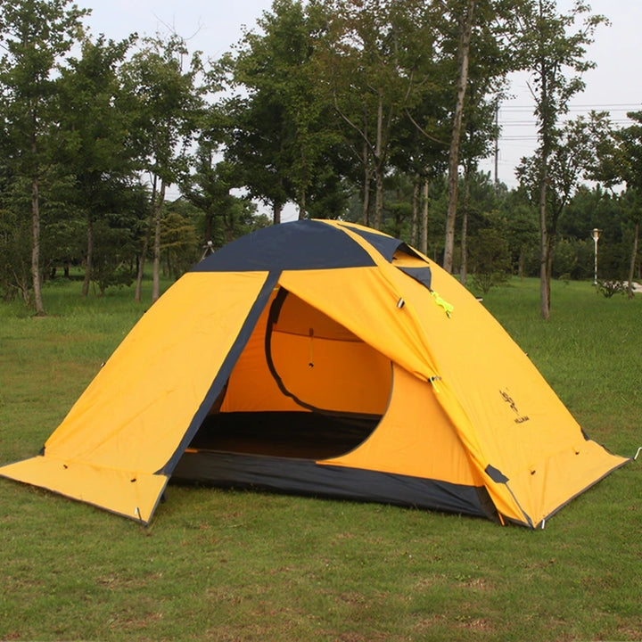 Ultralight Waterproof Double Layer Camping Tent with Snow Skirt