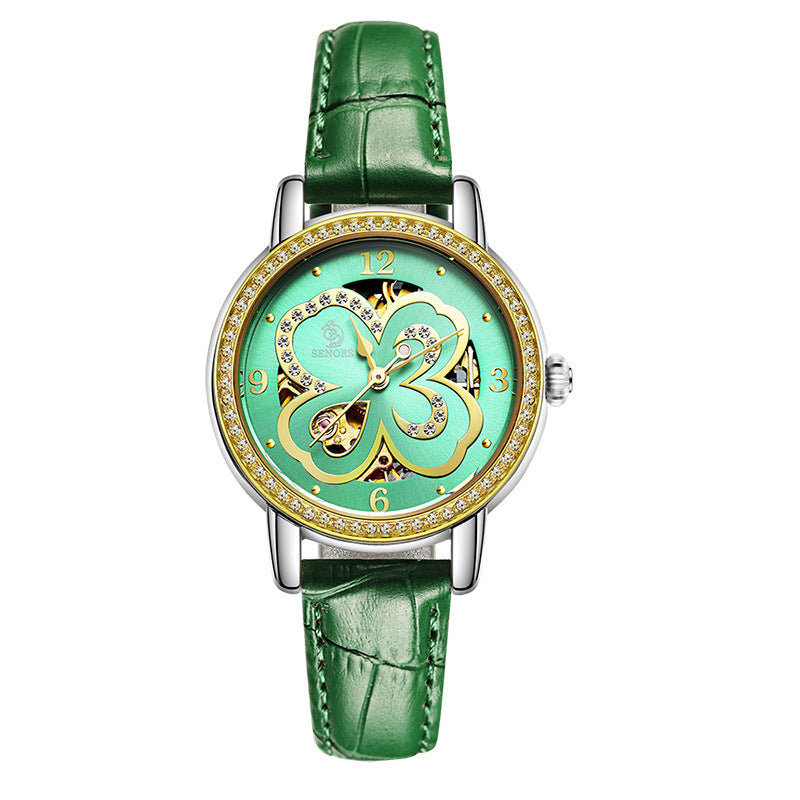 Ladies Luminous Waterproof Belt Watch