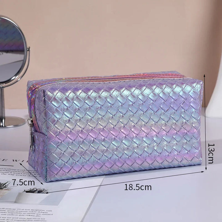 Fashion Women Waterproof PU Travel Cosmetic Bag