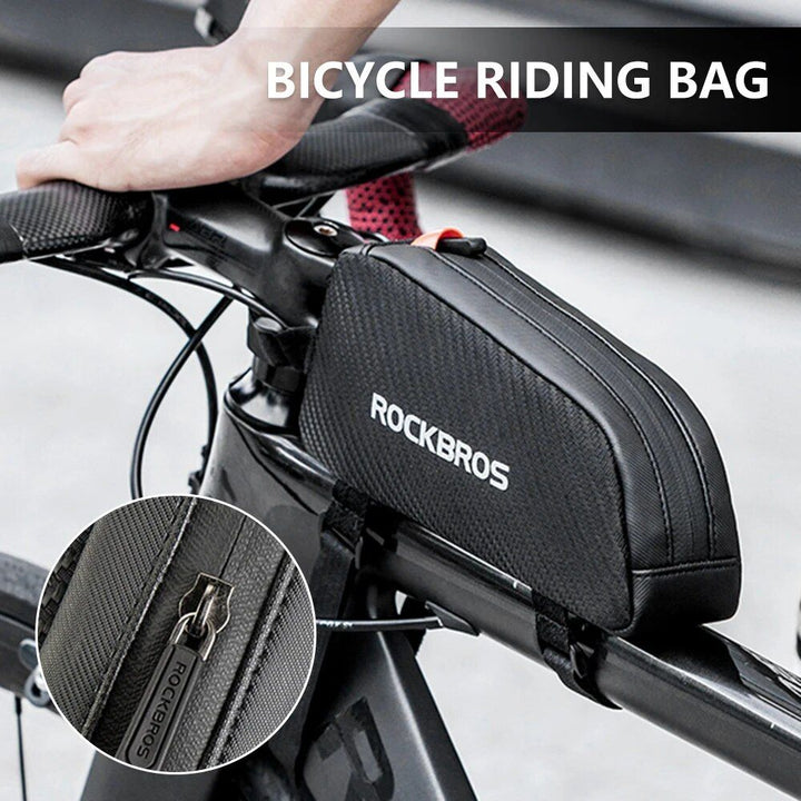 Compact Reflective Cycling Handlebar Bag