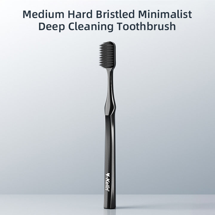 Extra Hard Men's Toothbrush Cleaning Set for Small and Medium Bristles