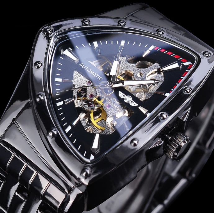 Watch Men's Fashion Hollow Stainless Steel Watch