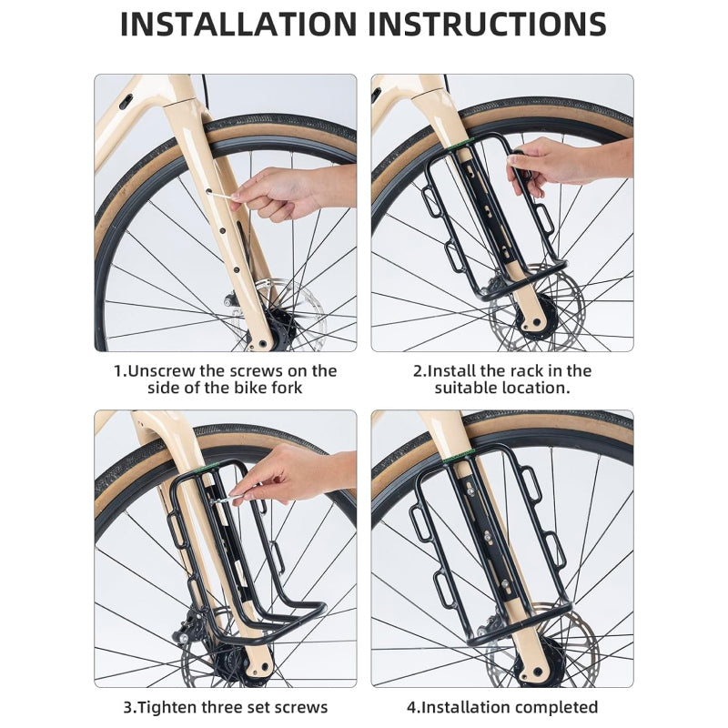 Ultra-Light Aluminum Bicycle Front Rack