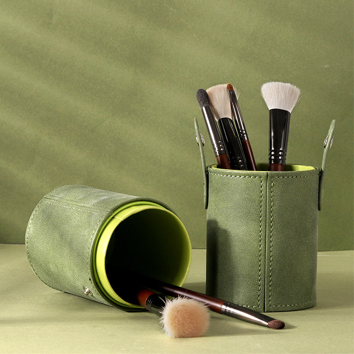 Professional Green Makeup Brush Holder Organizer