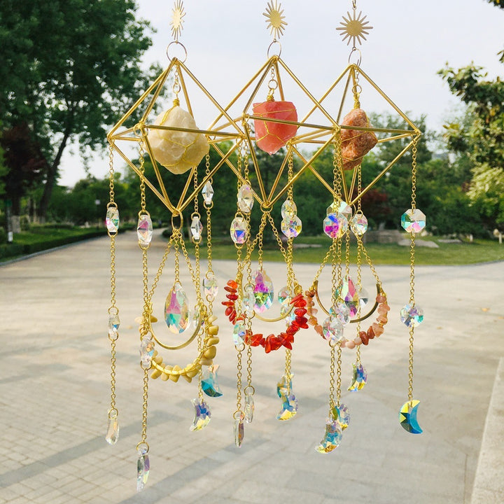 Natural Gem Crystal Decorative Shelf