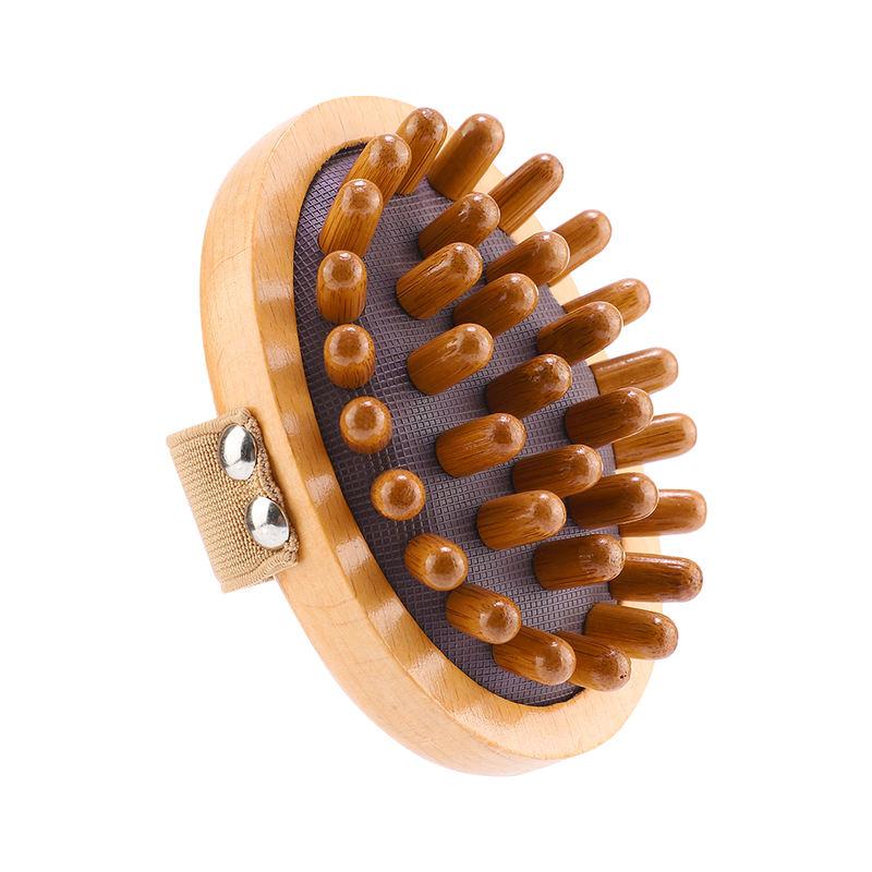 Wooden Body Anti-Cellulite Brush with Air Cushion