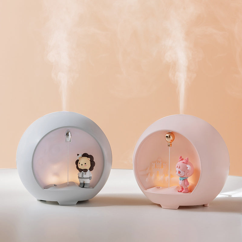 Cute Cartoon Aromatherapy Lamp & USB Mini Air Humidifier