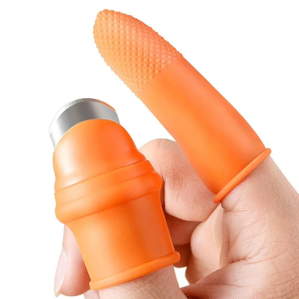 Silicone Thumb Guard Harvesting Knife