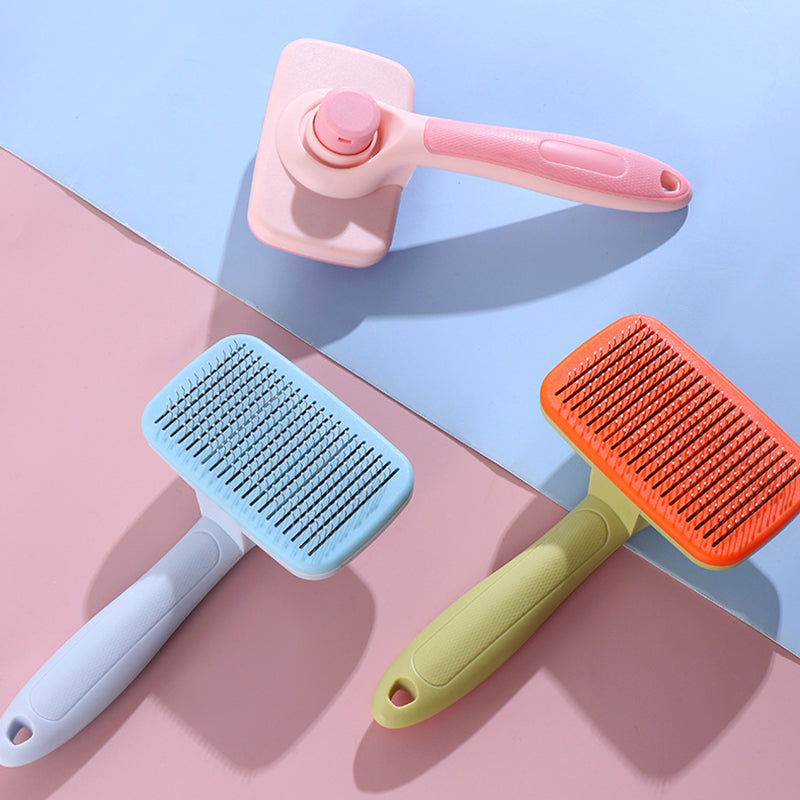 Self-Cleaning Dog & Cat Grooming Brush