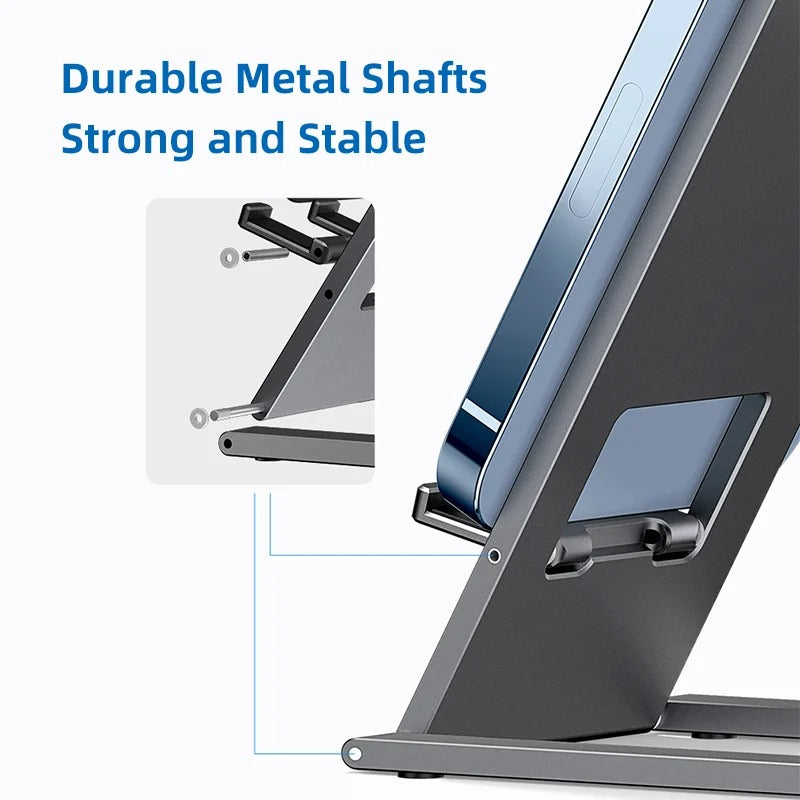 Aluminum Foldable Desktop Tablet & Laptop Stand