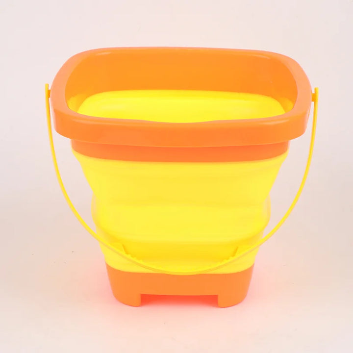 Portable Collapsible Silicone Beach Bucket for Kids