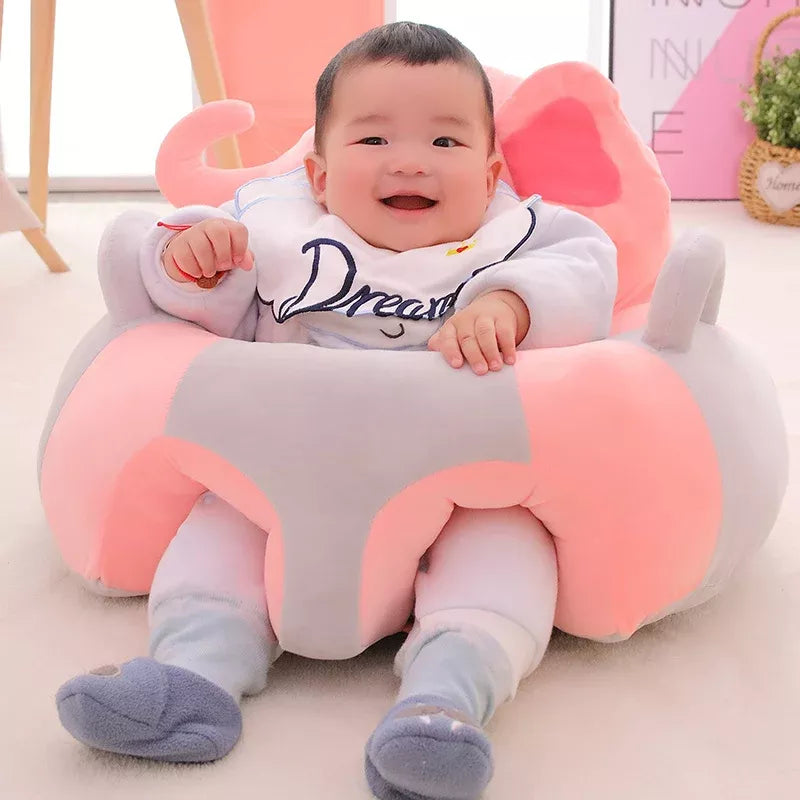 Plush Baby Support Seat: Comfortable Learning-to-Sit Chair